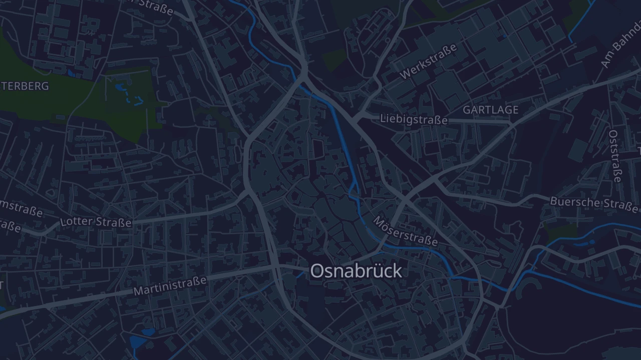 Karte von Osnabrück