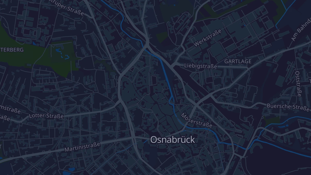 Karte von Osnabrück