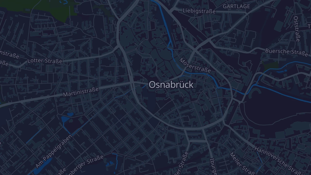 Karte von Osnabrück