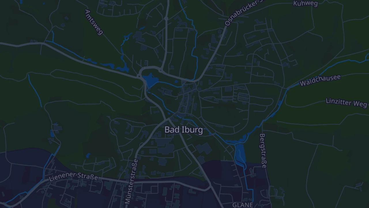 Karte von Bad Iburg