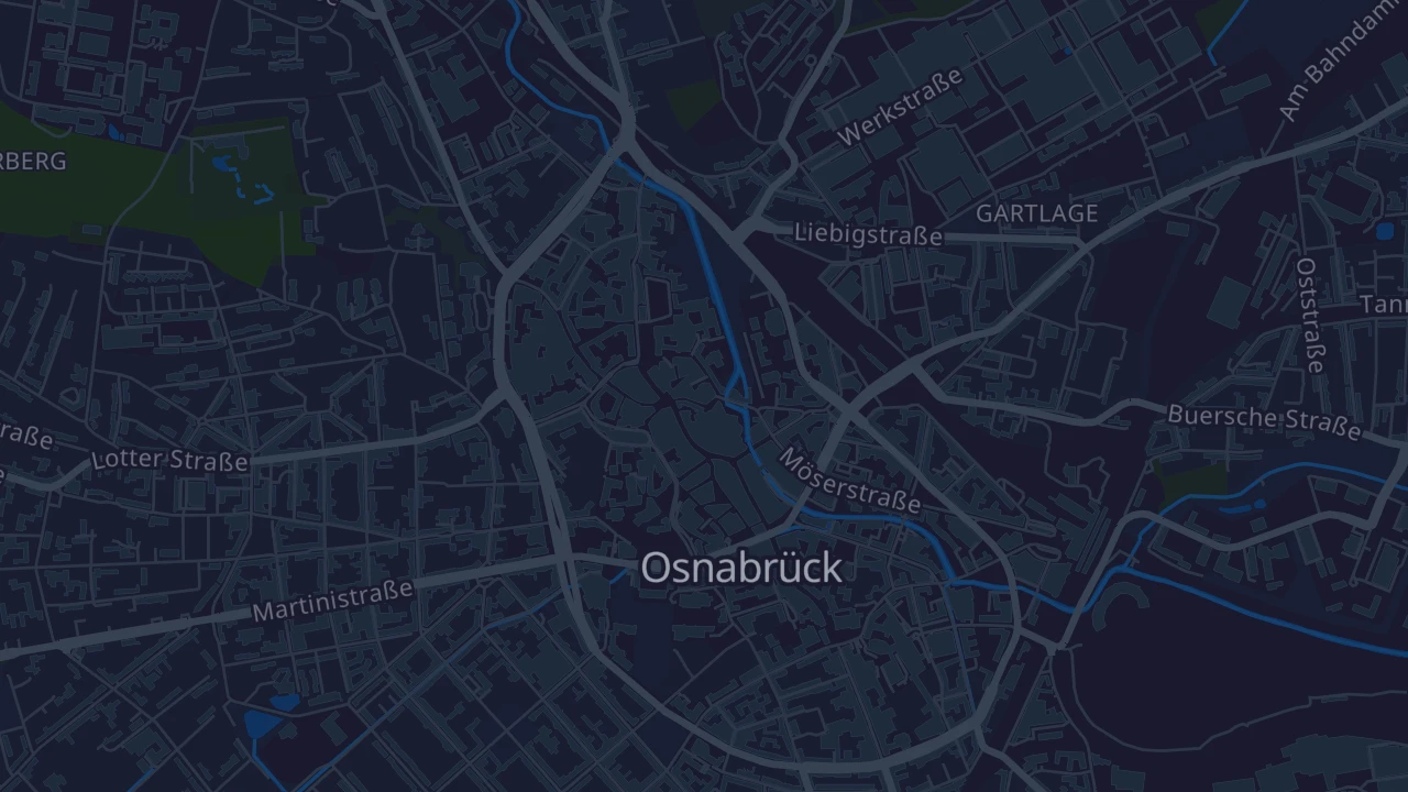 Karte von Osnabrück