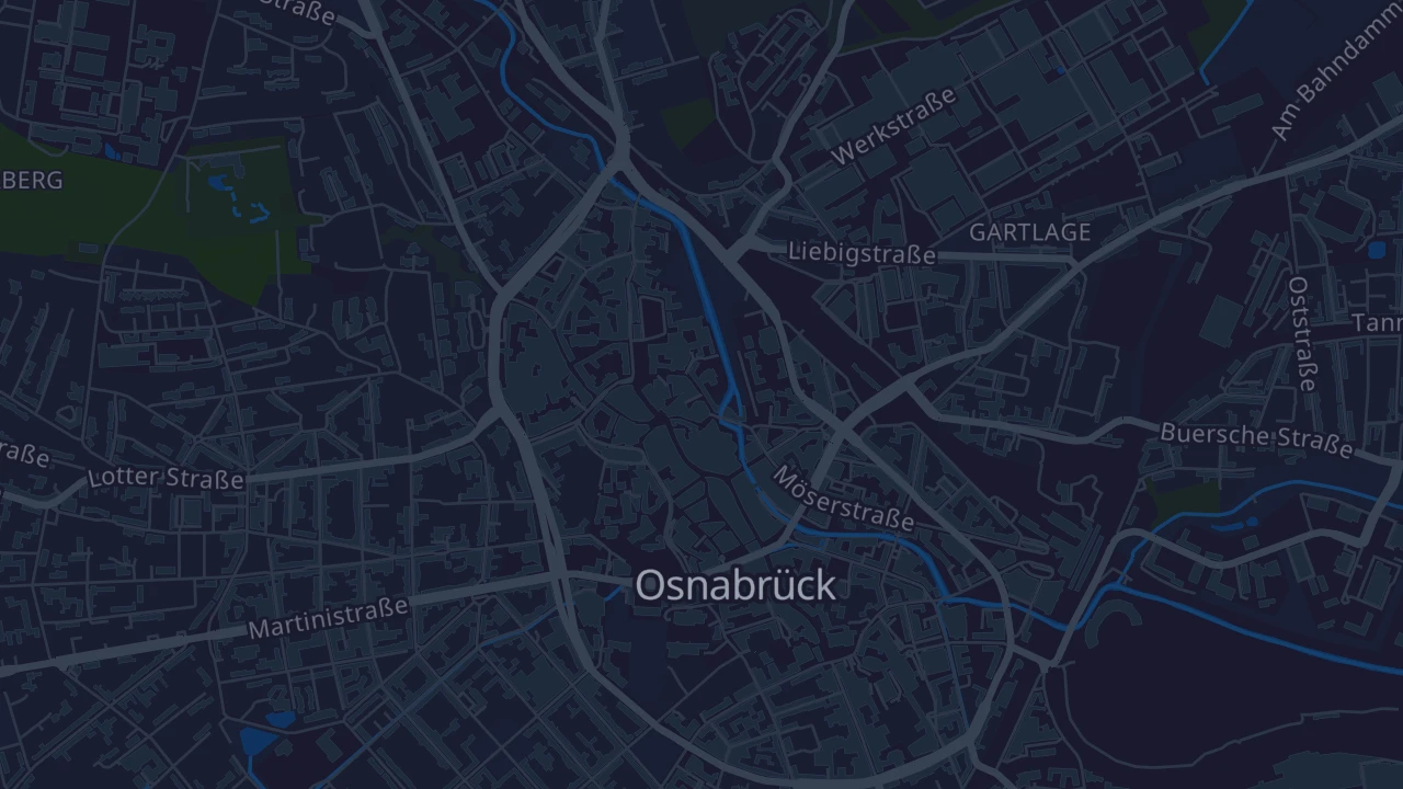 Karte von Osnabrück