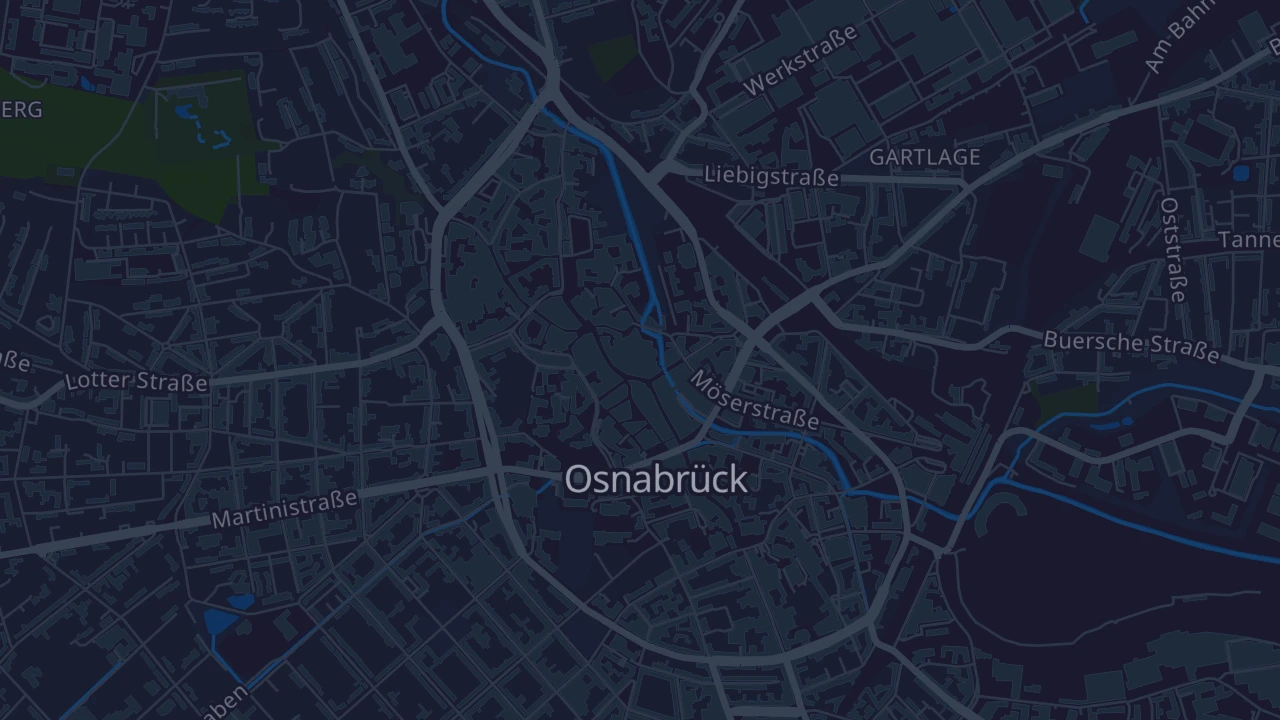 Karte von Osnabrück
