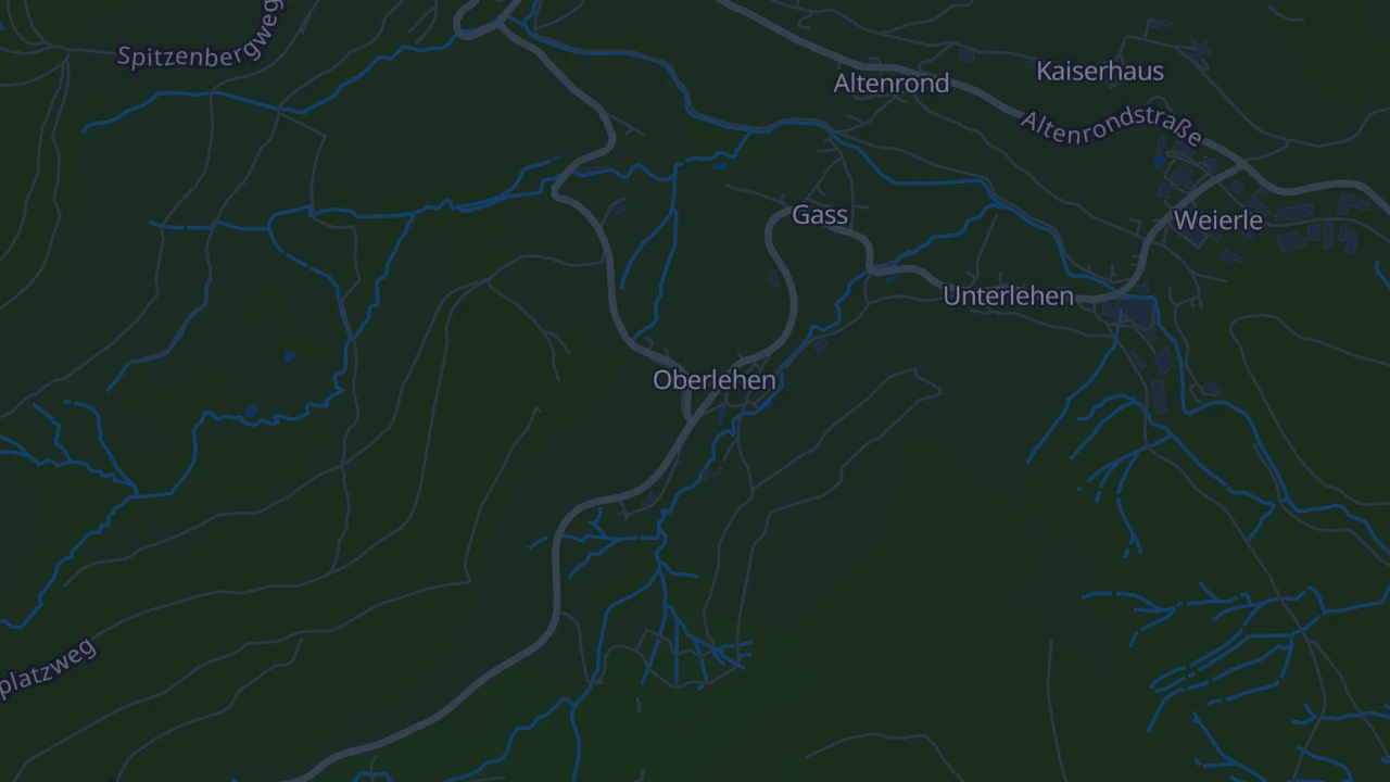 Karte von Bernau im Schwarzwald