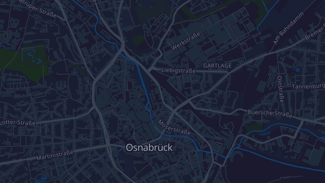 Karte von Osnabrück