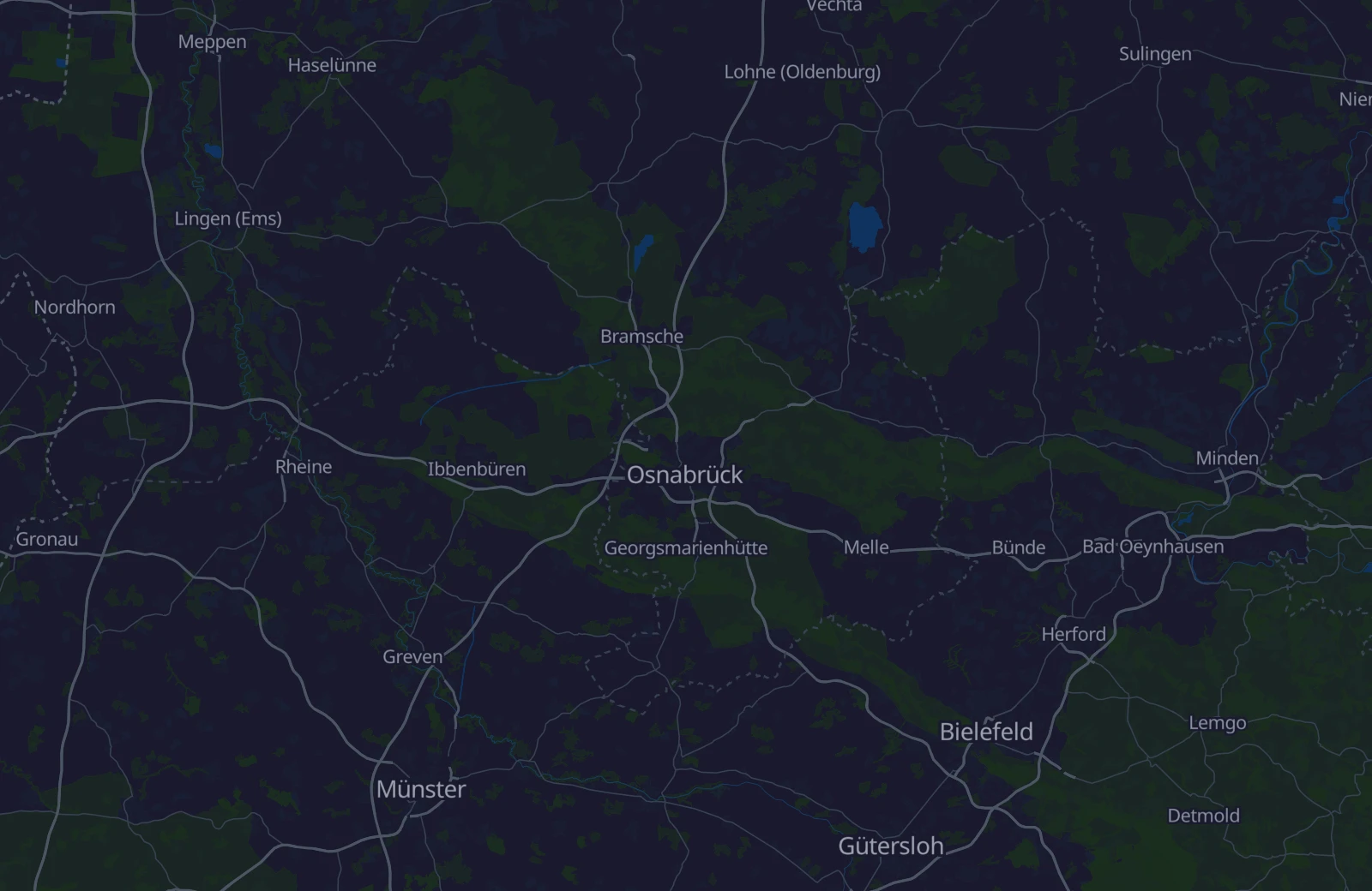 Karte: Umkreis von 30 km