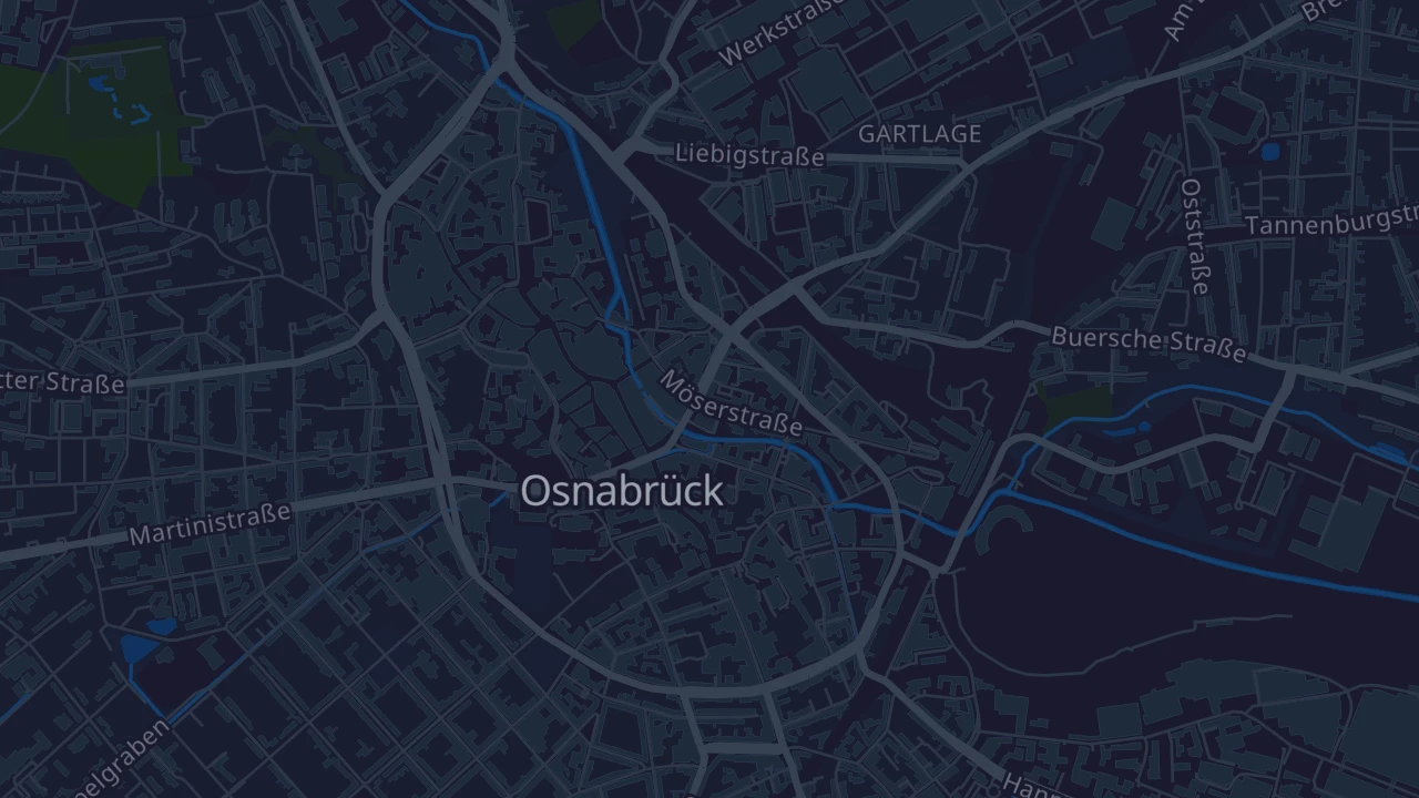 Karte von Osnabrück