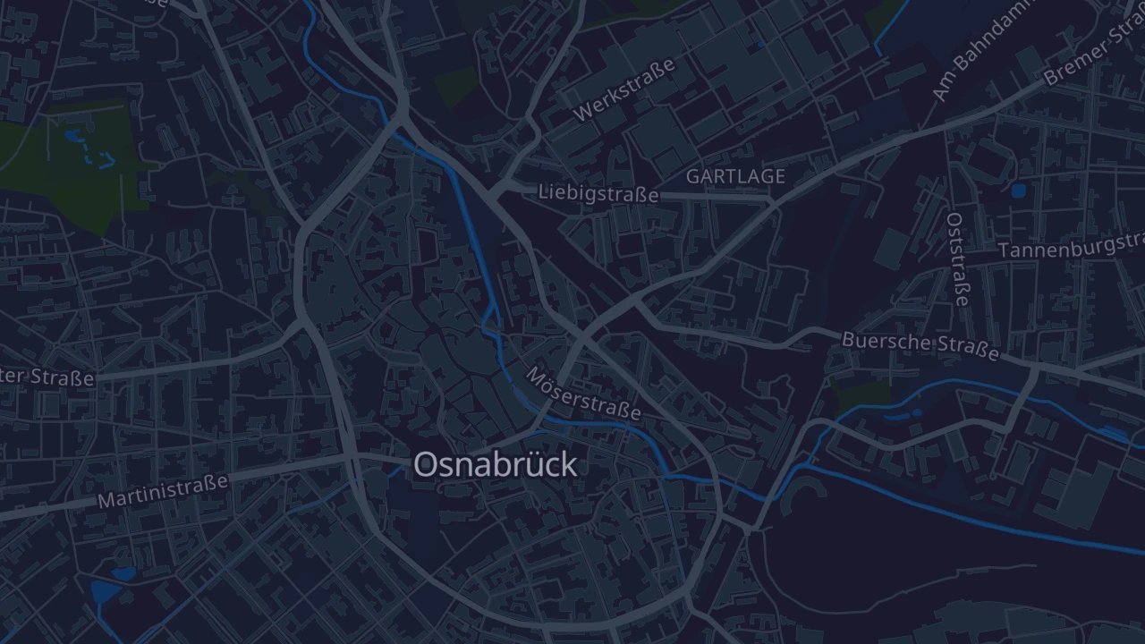 Karte von Osnabrück
