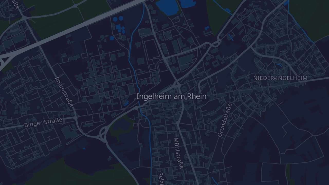 Karte von Ingelheim am Rhein