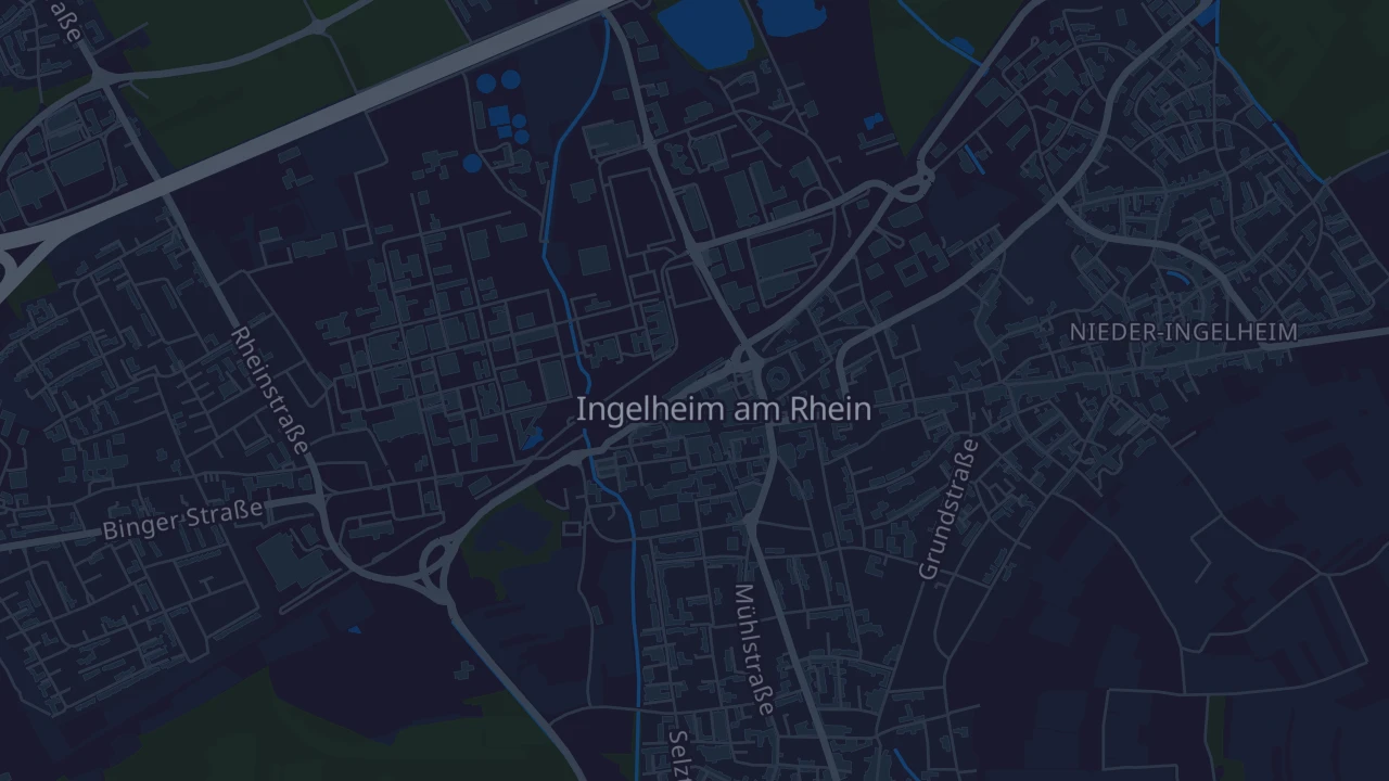 Karte von Ingelheim am Rhein