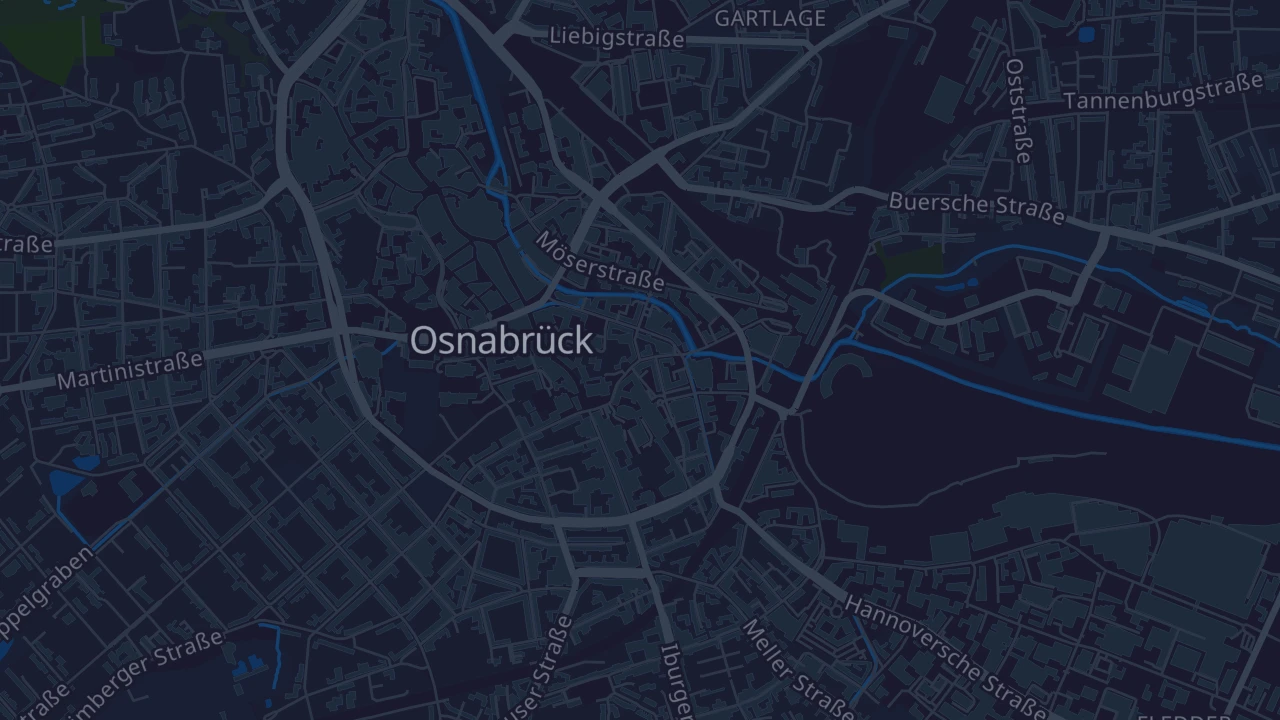 Karte von Osnabrück