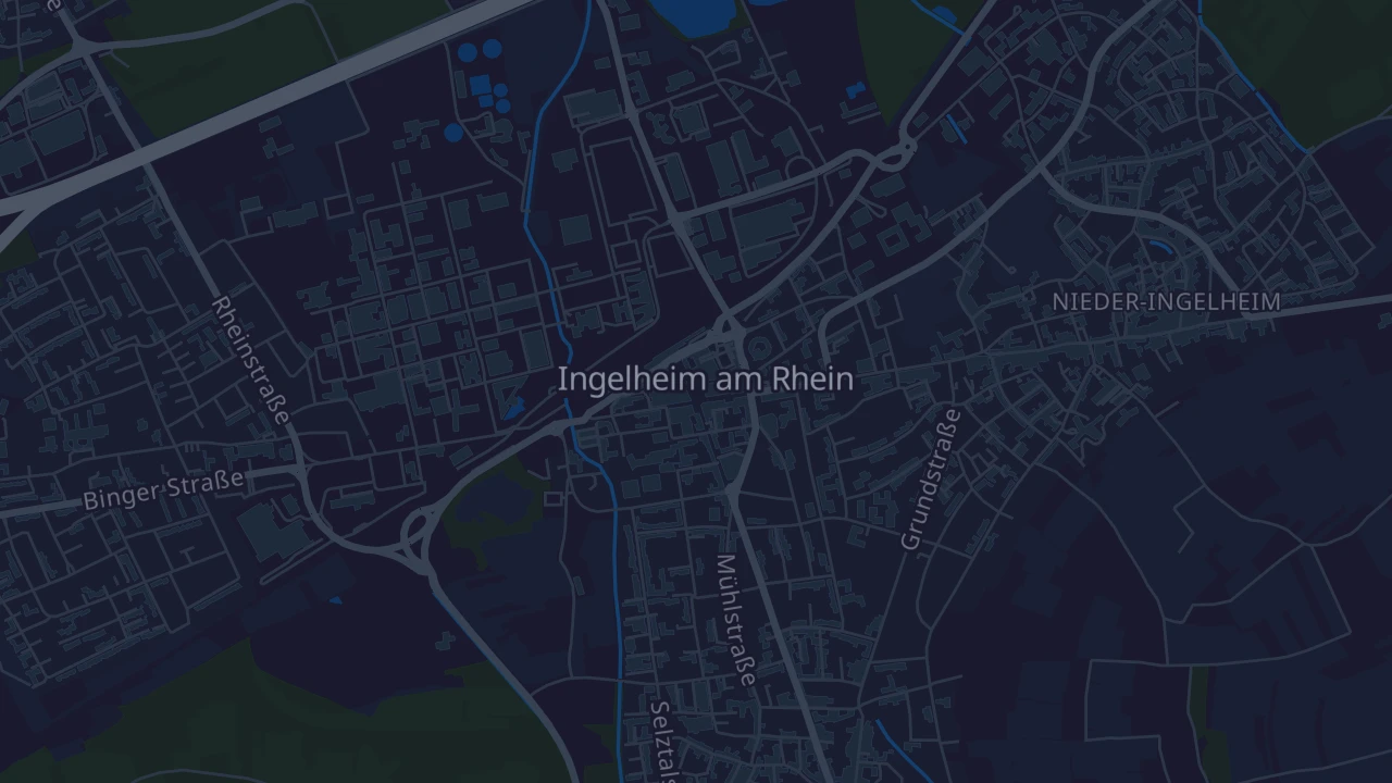 Karte von Ingelheim am Rhein