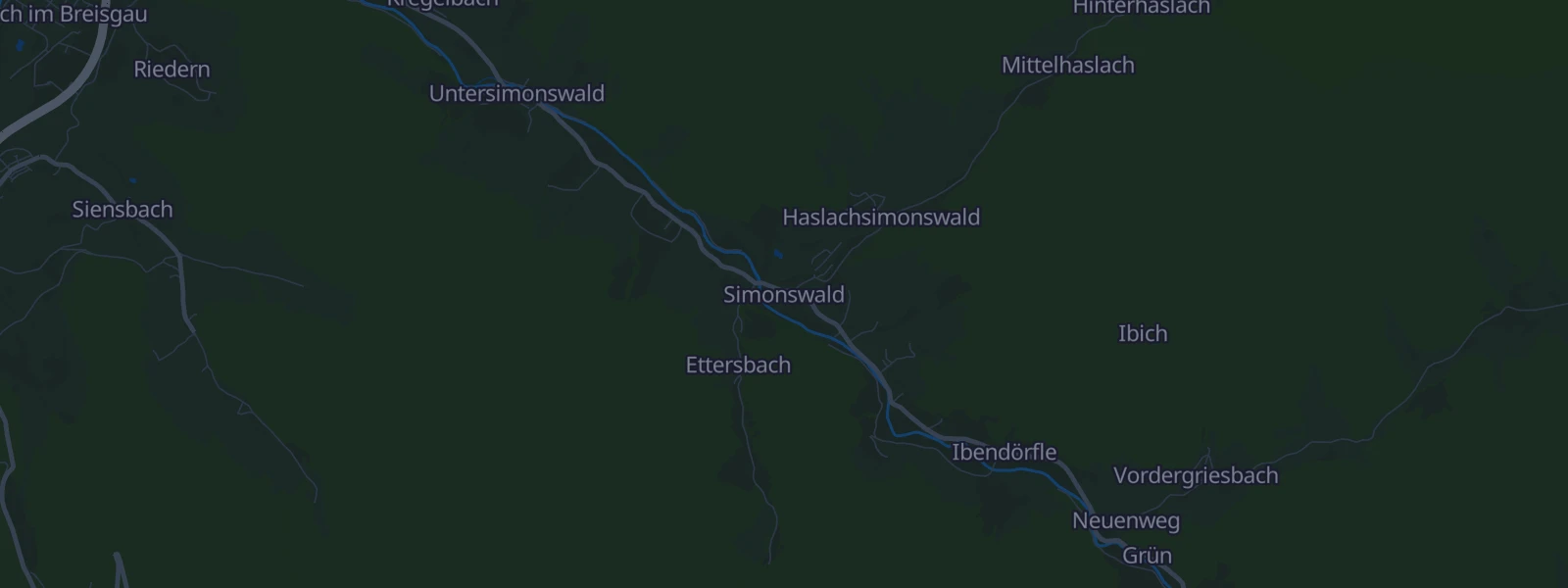Karte von Simonswald
