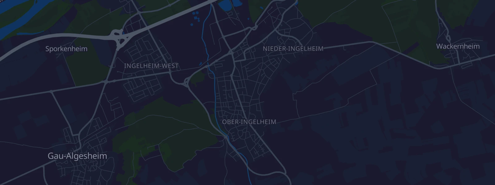 Karte von Ingelheim am Rhein