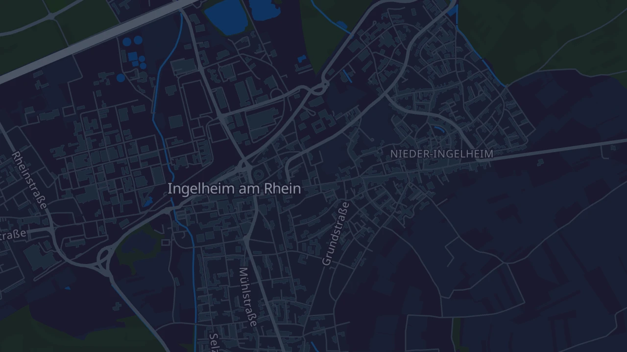 Karte von Ingelheim am Rhein