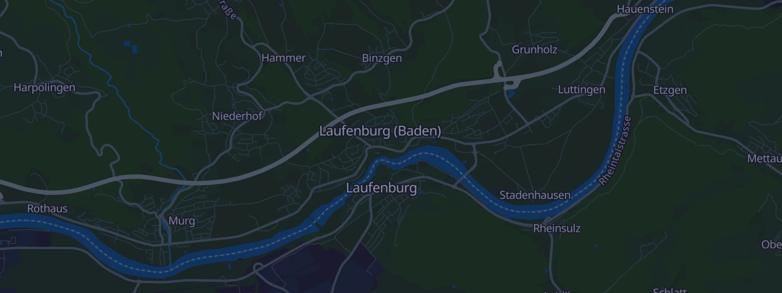 Karte von Laufenburg (Baden)