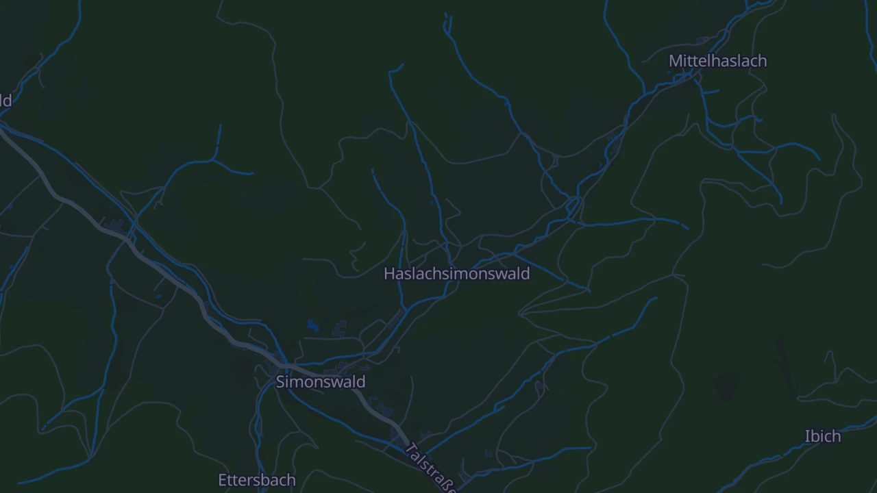 Karte von Haslachsimonswald
