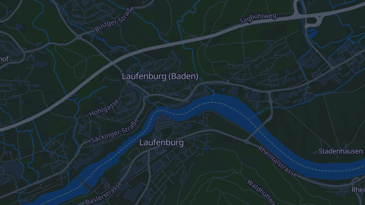 Karte von Laufenburg