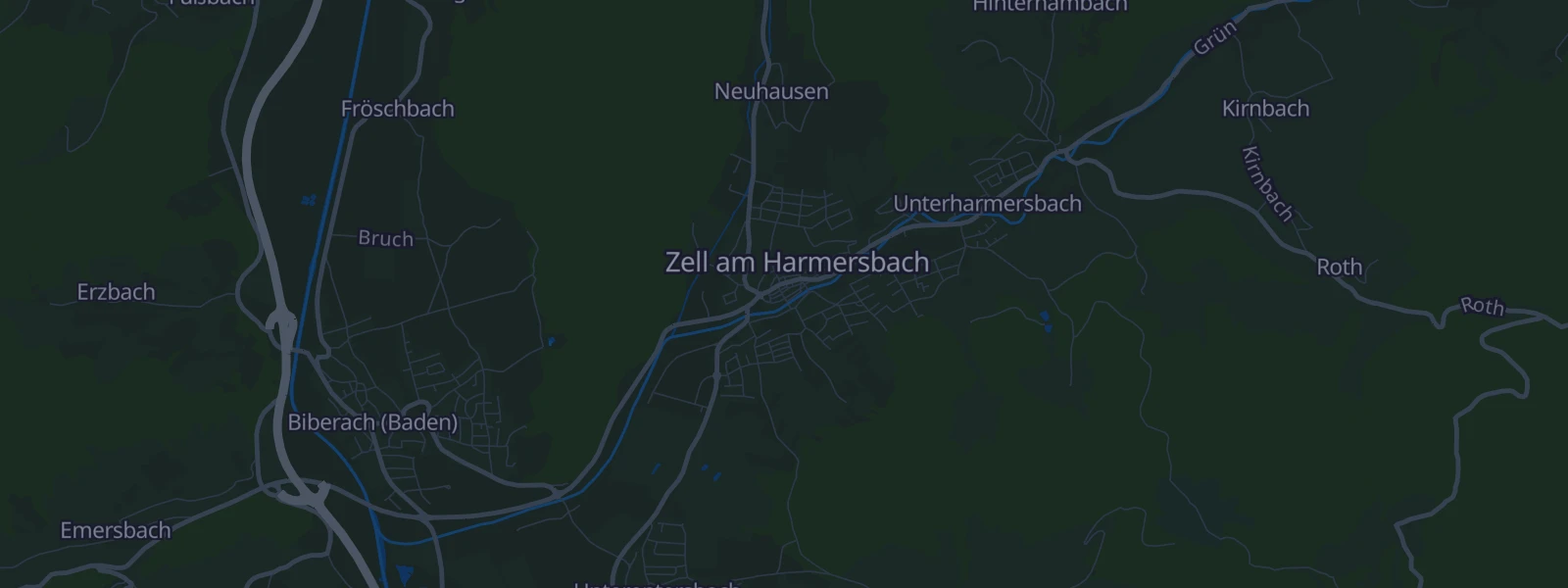 Karte von Zell am Harmersbach