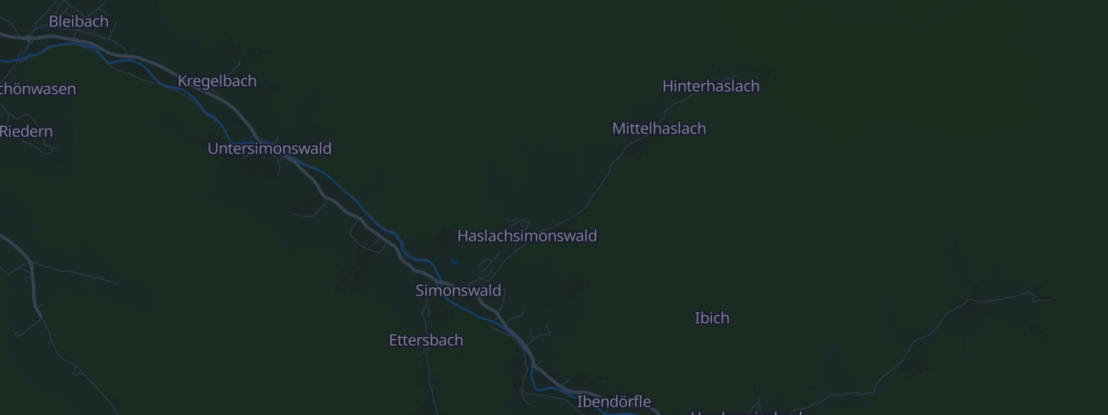 Karte von Haslachsimonswald