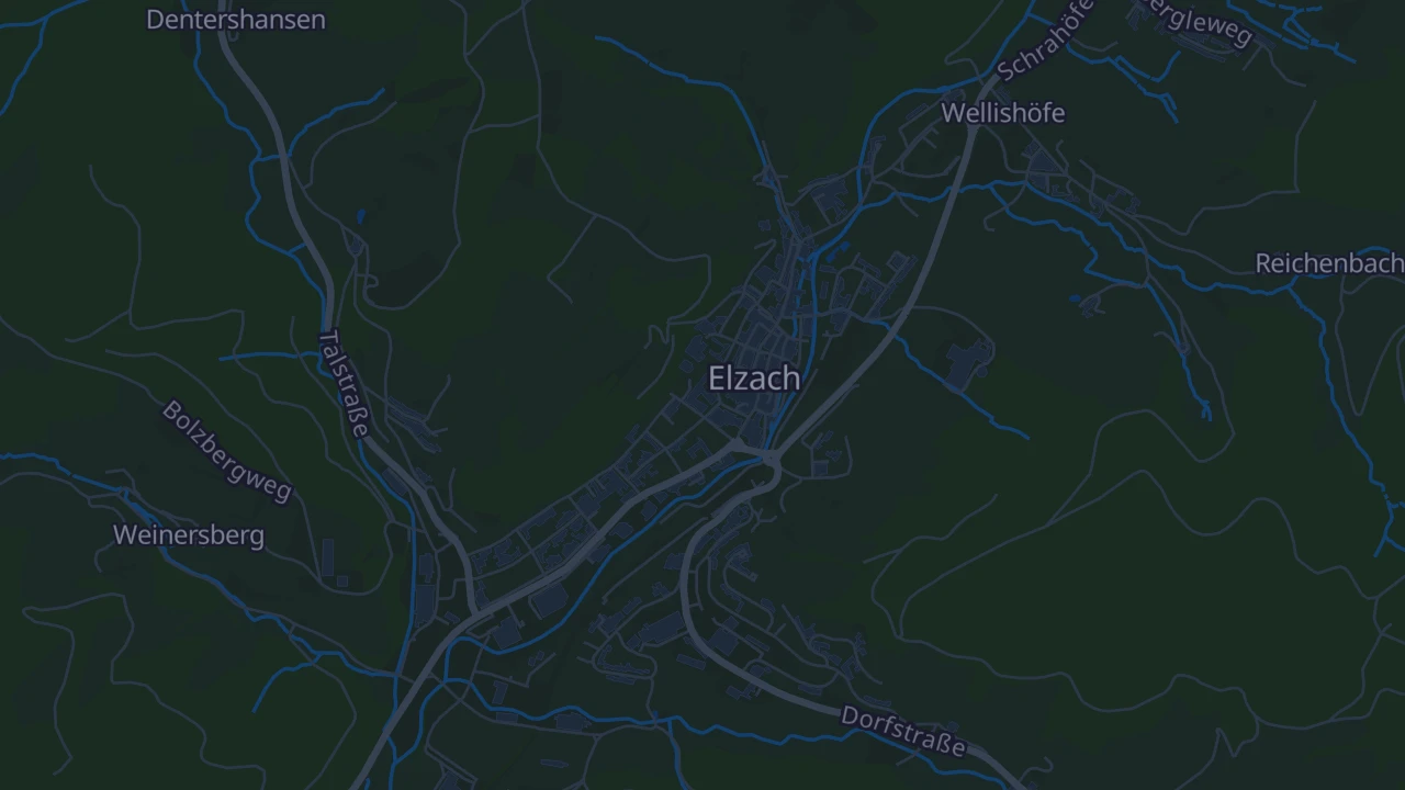 Karte von Elzach