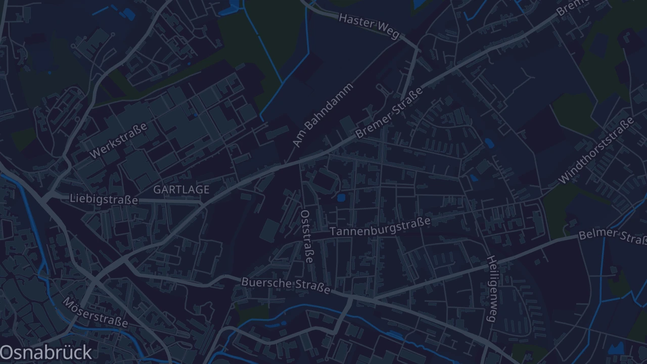 Karte von Osnabrück