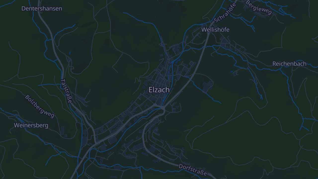 Karte von Elzach