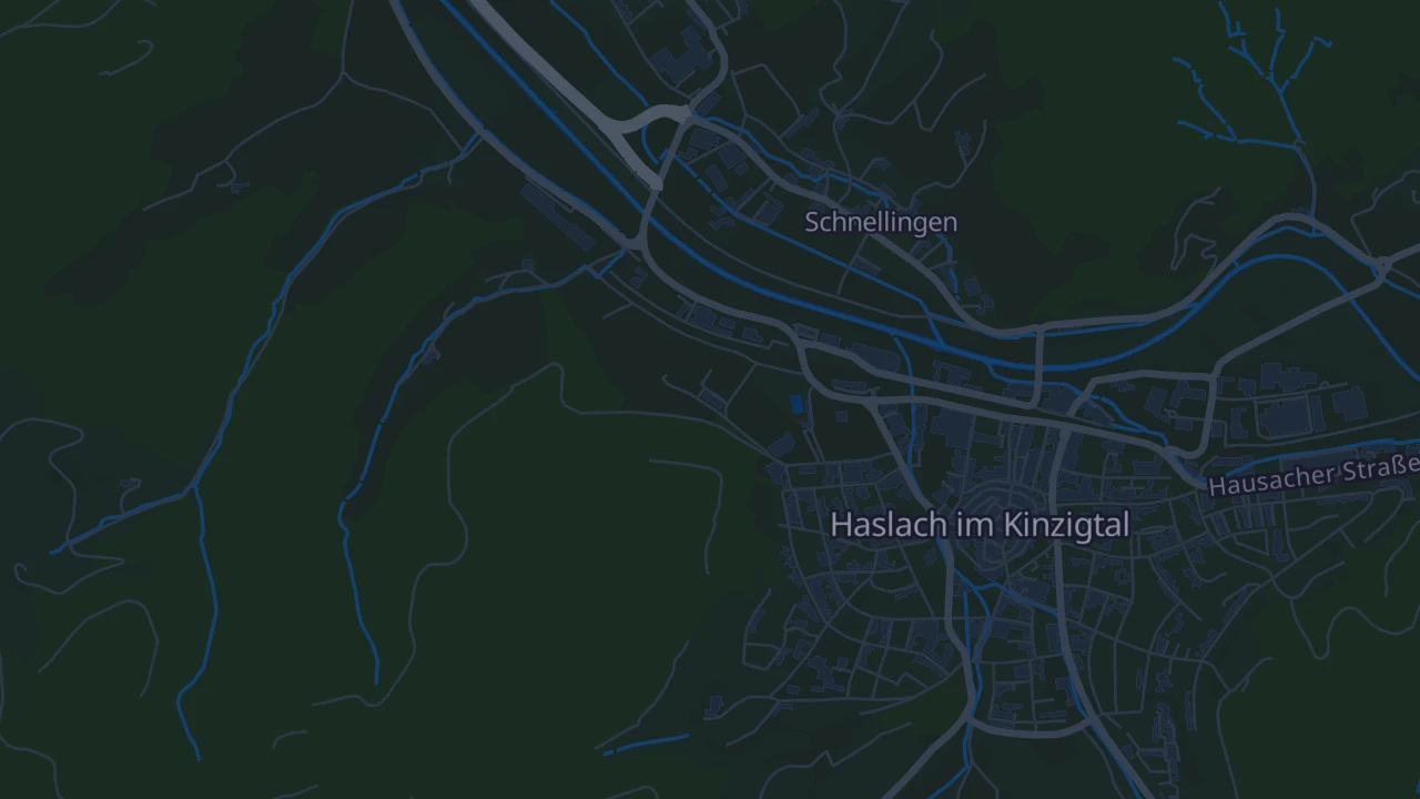 Karte von Haslach im Kinzigtal