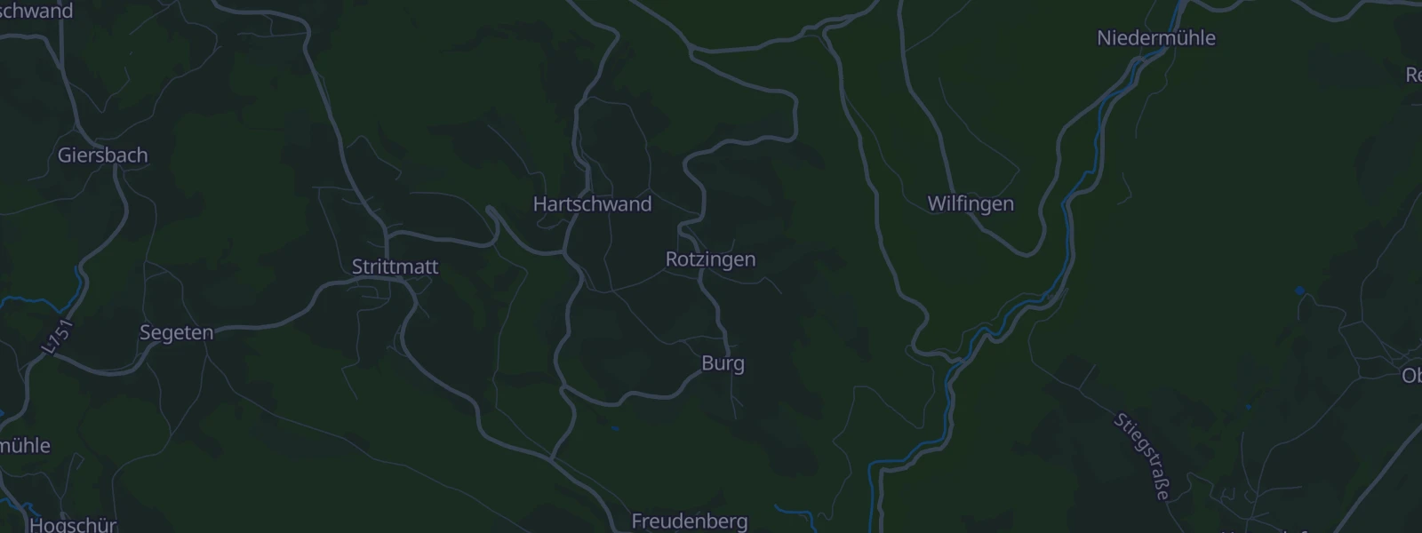 Karte von Rotzingen