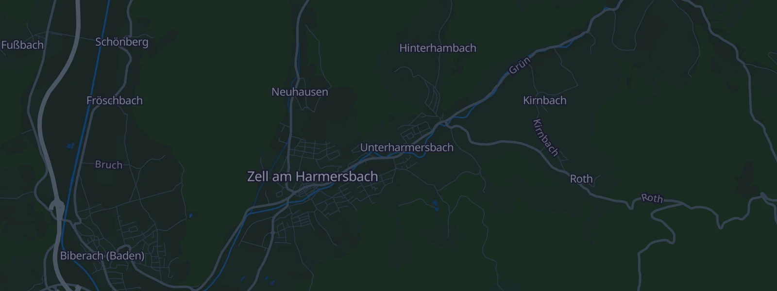 Karte von Zell am Harmersbach