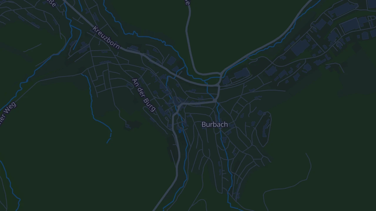 Karte von Burbach