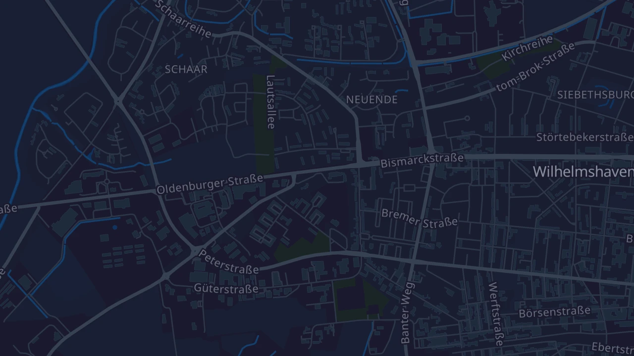 Karte von Wilhelmshaven
