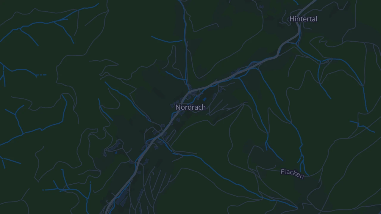 Karte von Nordrach