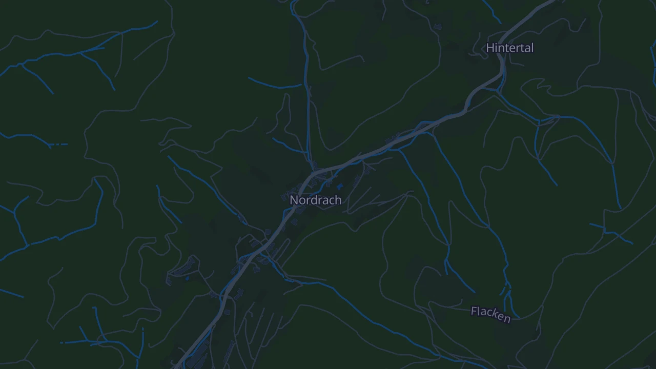 Karte von Nordrach