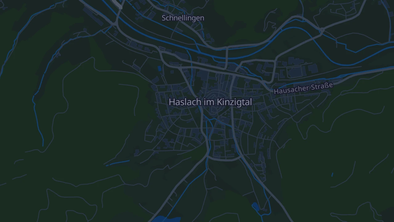 Karte von Haslach im Kinzigtal