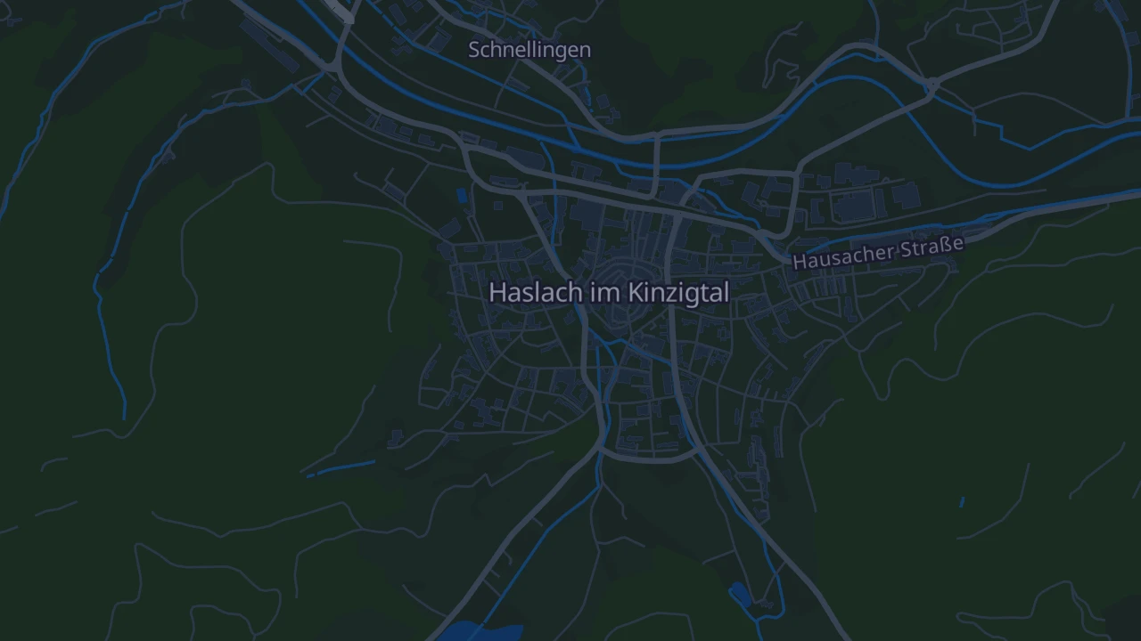 Karte von Haslach im Kinzigtal