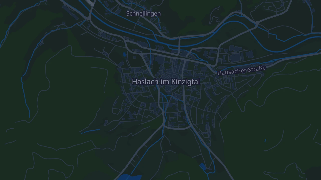 Karte von Haslach im Kinzigtal