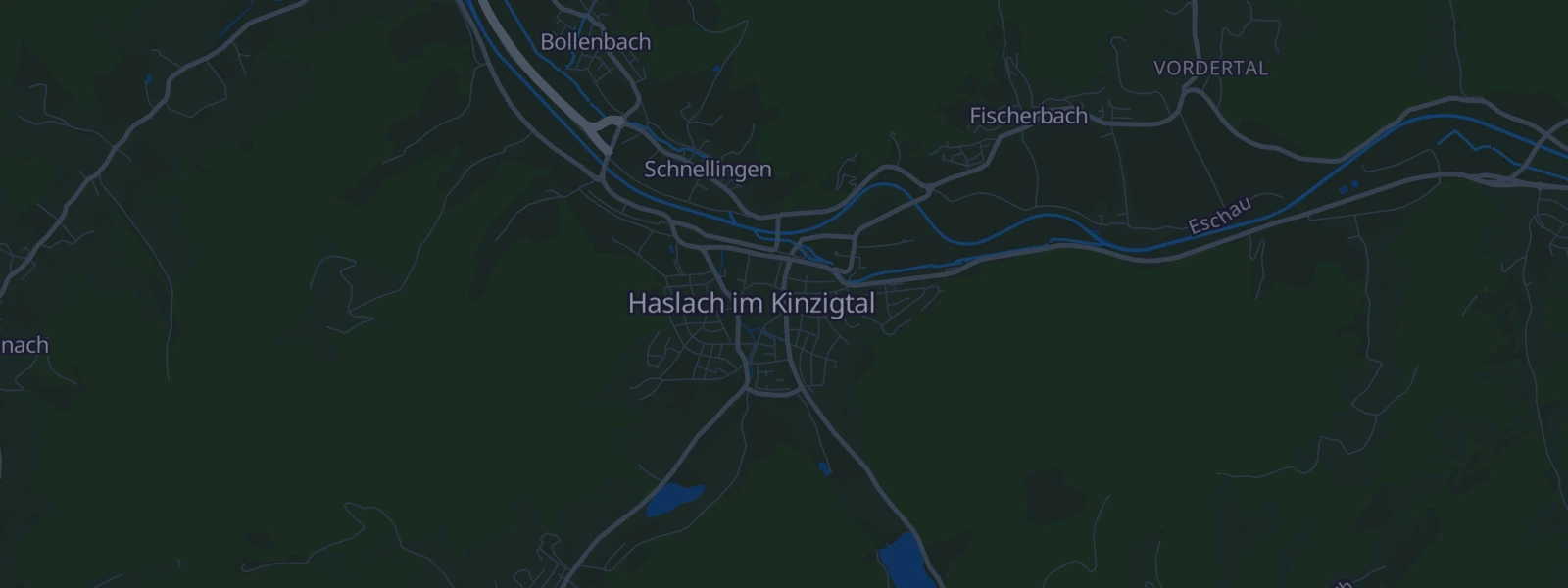 Karte von Haslach im Kinzigtal