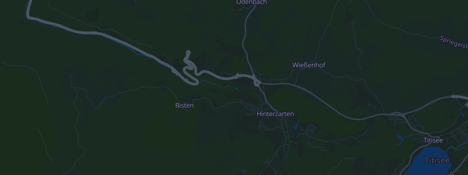 Karte von Hinterzarten