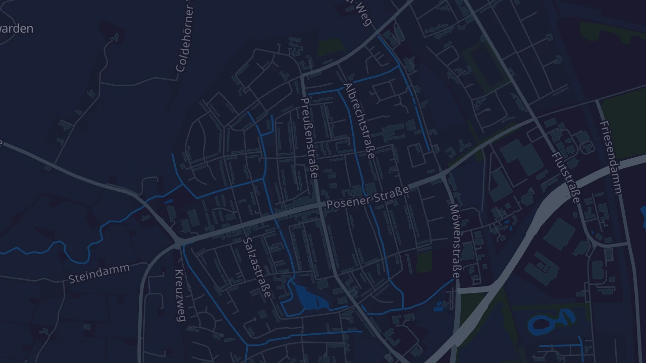 Karte von Wilhelmshaven