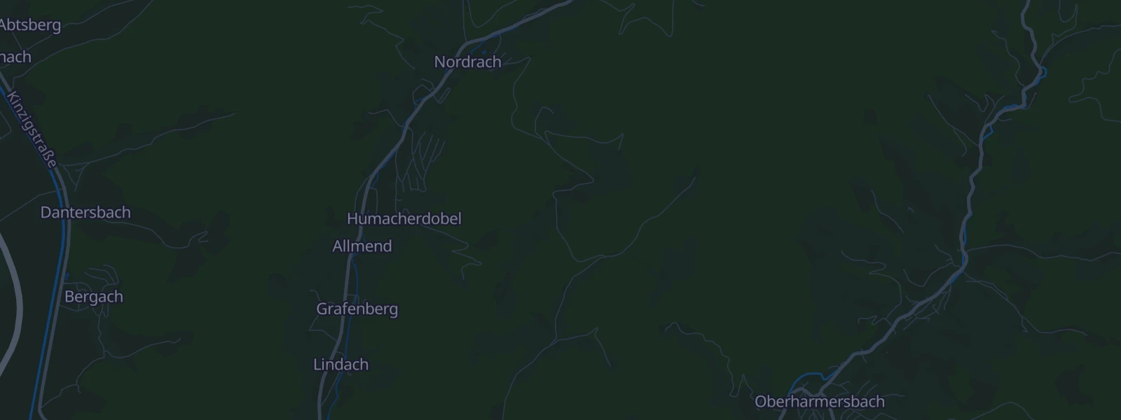 Karte von Nordrach - Mühlstein