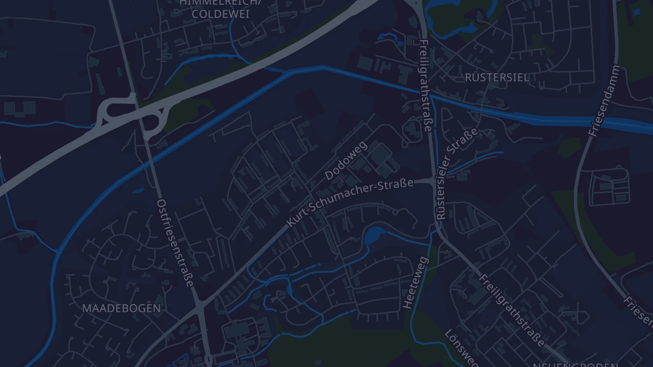 Karte von Wilhelmshaven