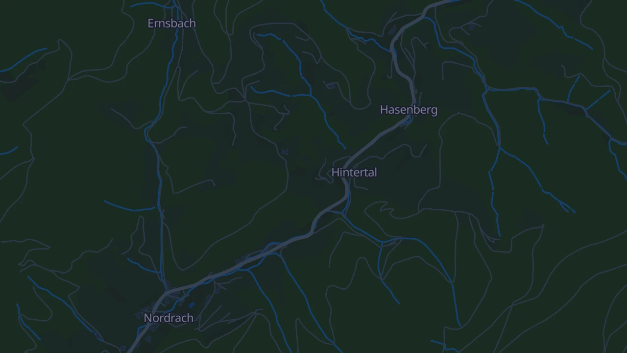 Karte von Nordrach