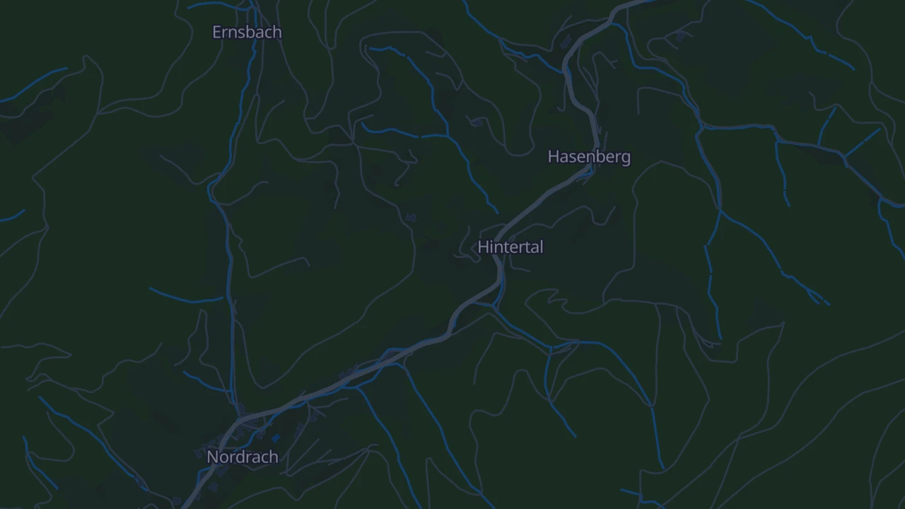 Karte von Nordrach