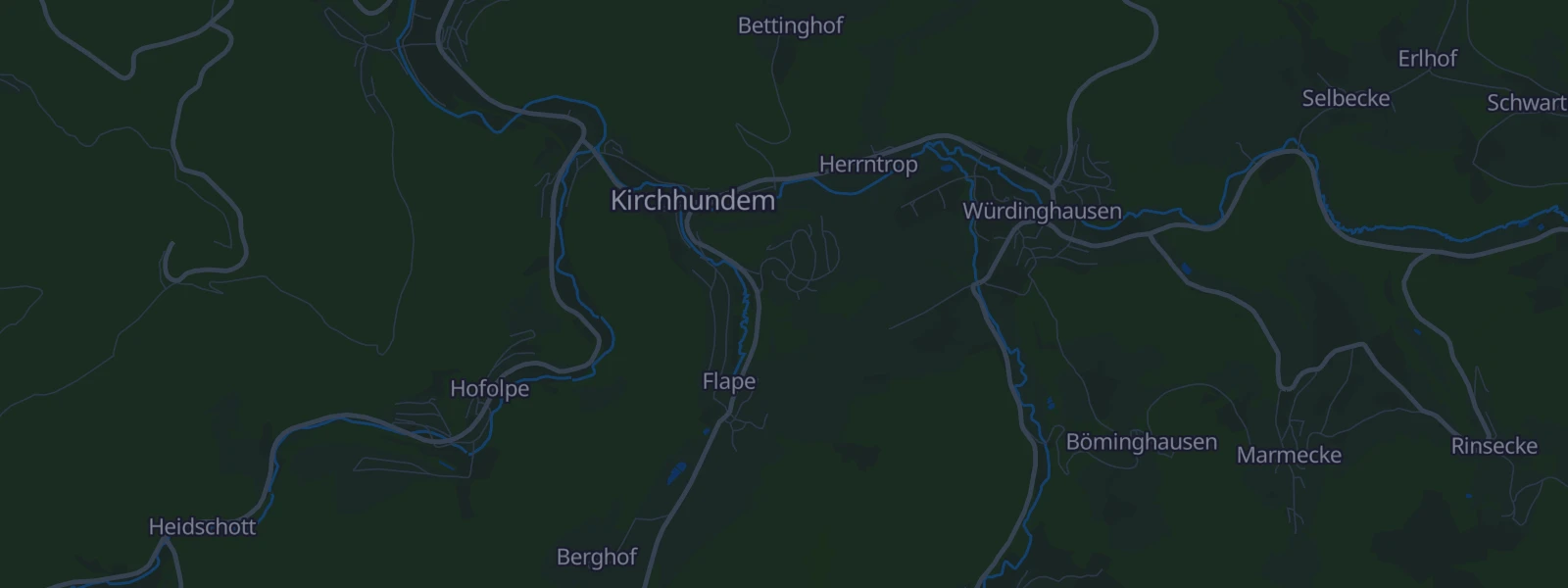 Karte von Kirchhundem