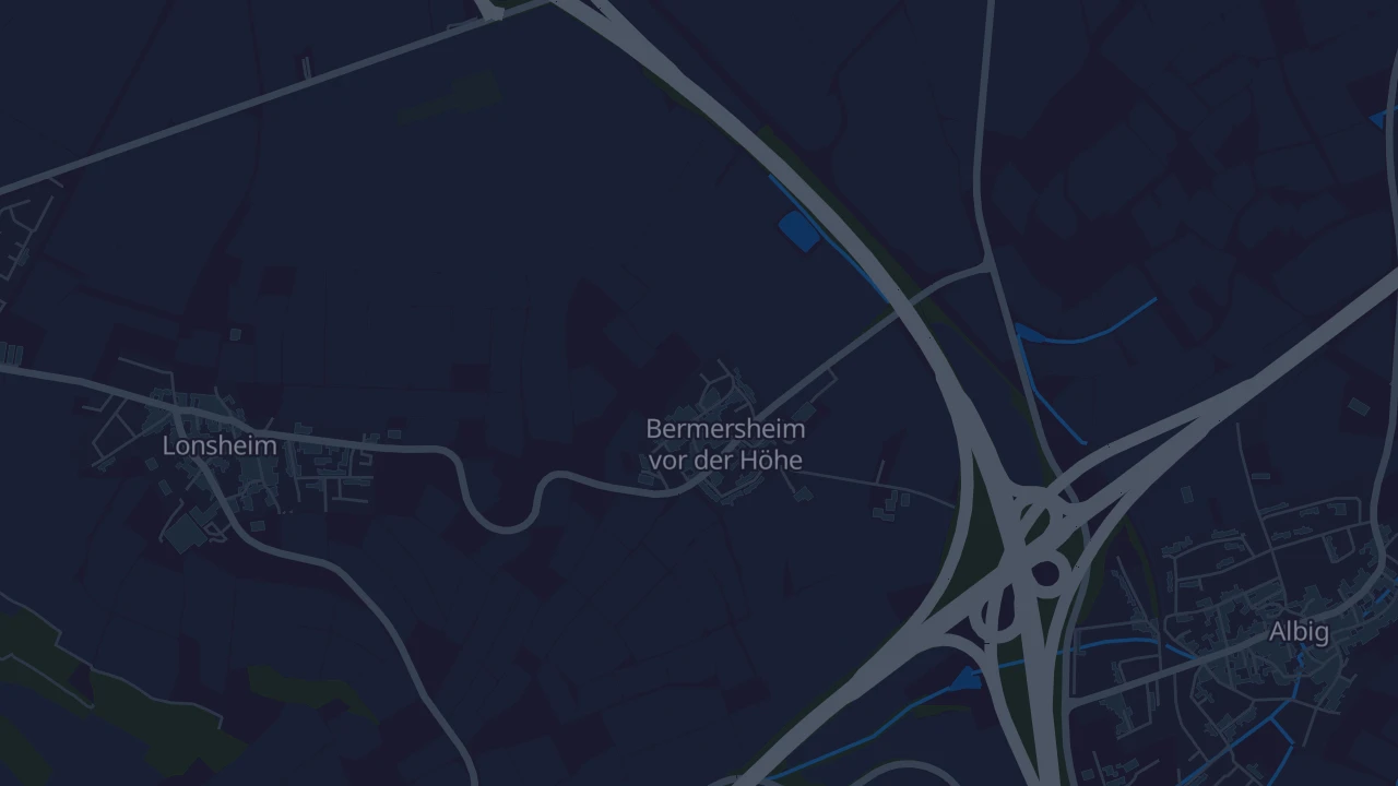 Karte von Bermersheim v.d.H.