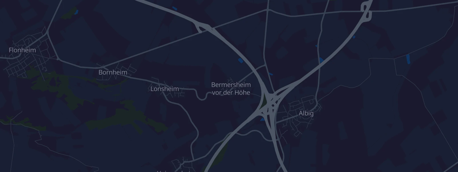 Karte von Bermersheim v.d.H.