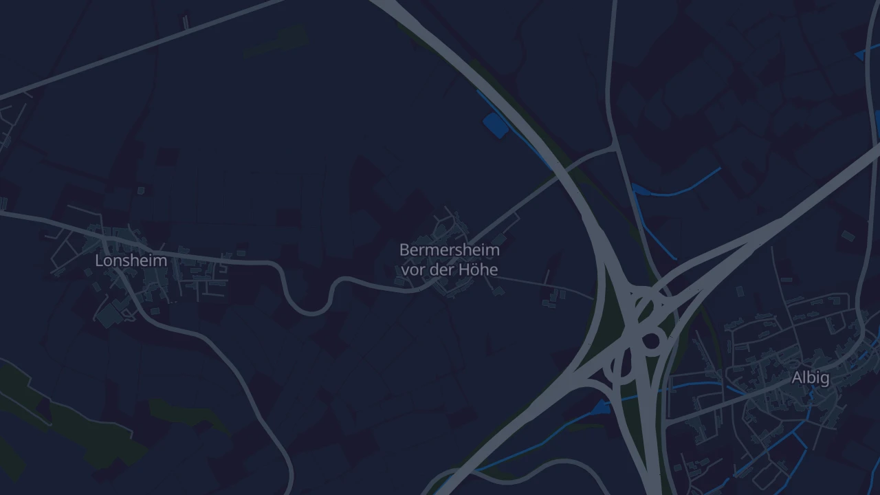 Karte von Bermersheim v.d.H.