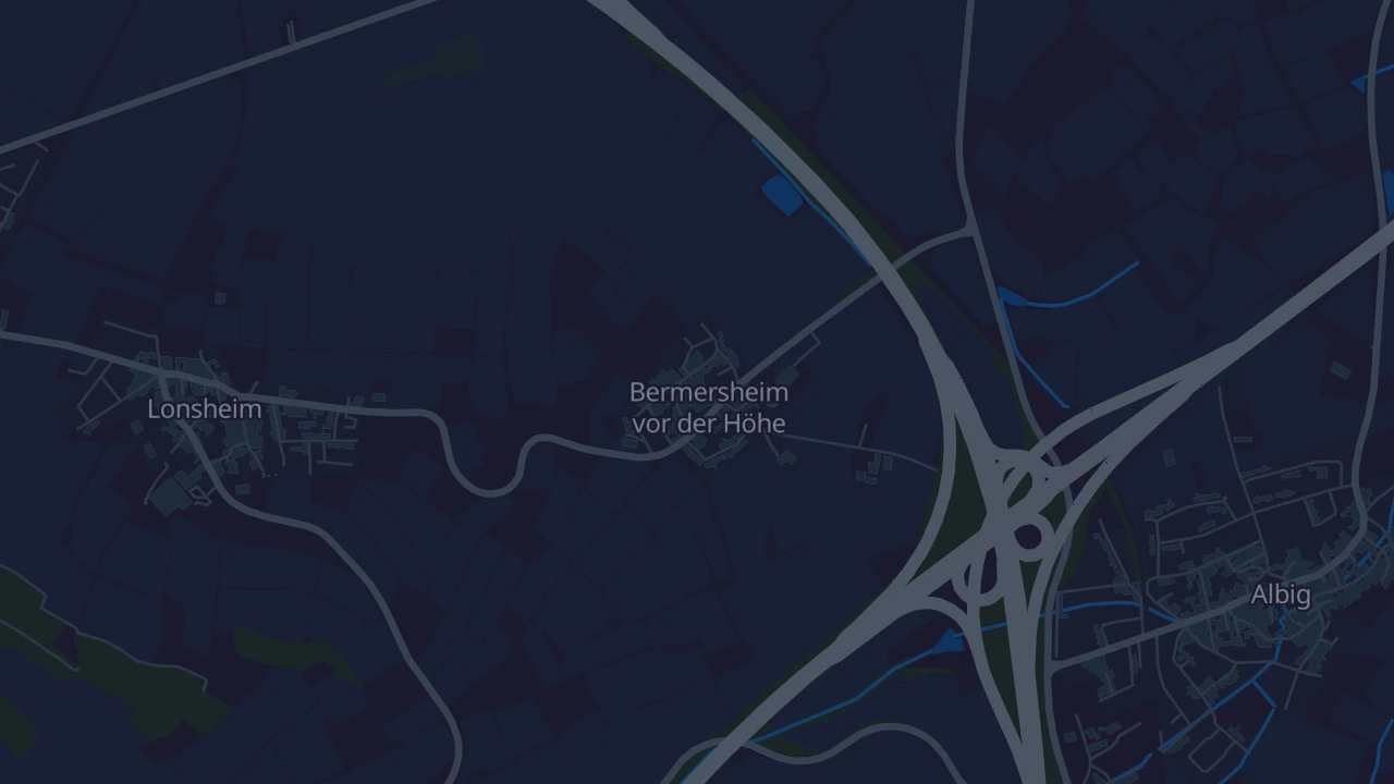 Karte von Bermersheim v.d.H.