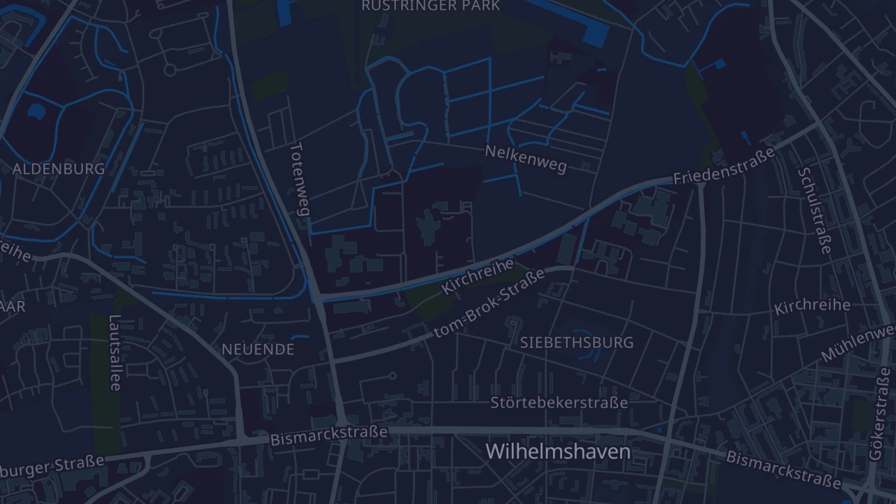 Karte von Wilhelmshaven